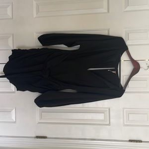 FREE PEOPLE- The One And Only- Small Summer Cotton Black Mini Dress.